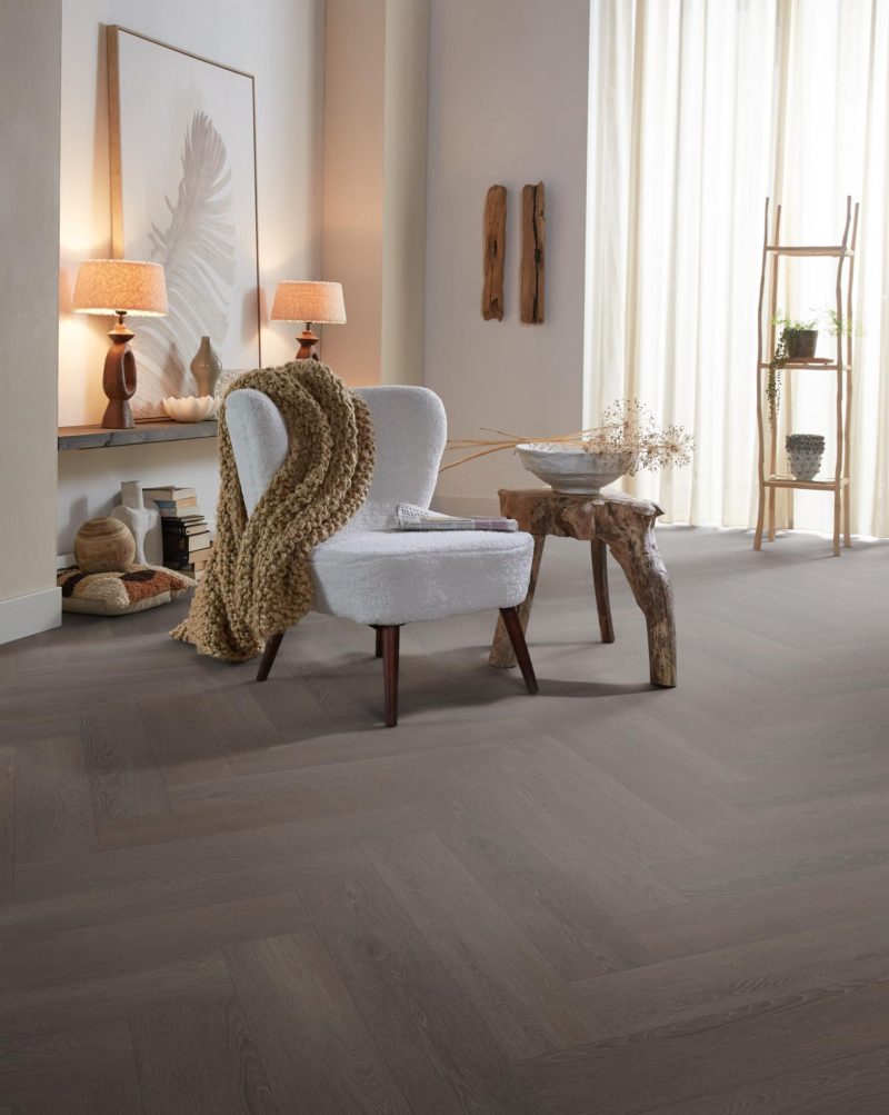 vtwonen Herringbone dryback charcoal - Afbeelding 3