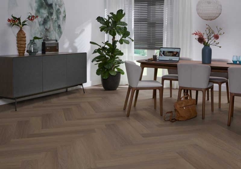Ambiant Spigato Estino visgraat dryback brown - Afbeelding 8