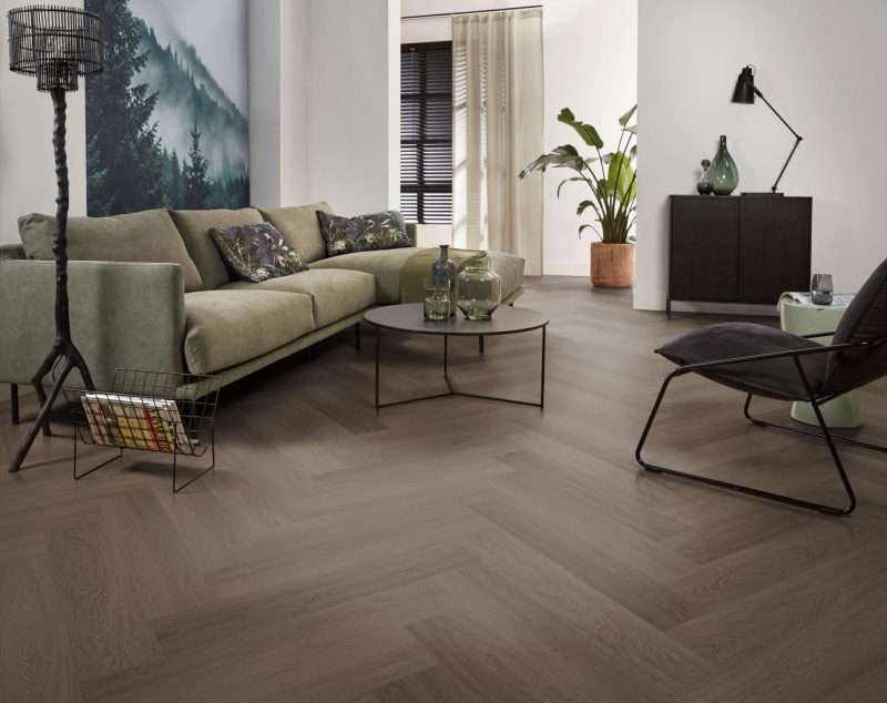 Ambiant Spigato Estino visgraat dryback brown - Afbeelding 18