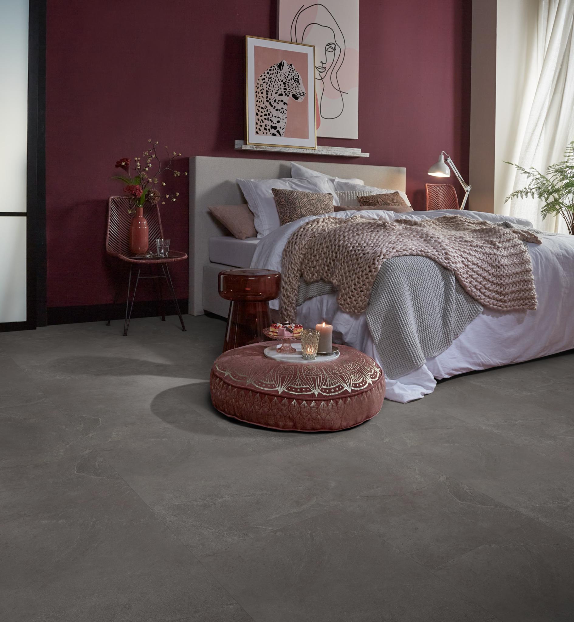 17% korting: - PVC - Ambiant Noveno dryback dark grey - toplaag 0,55 - Dark Grey