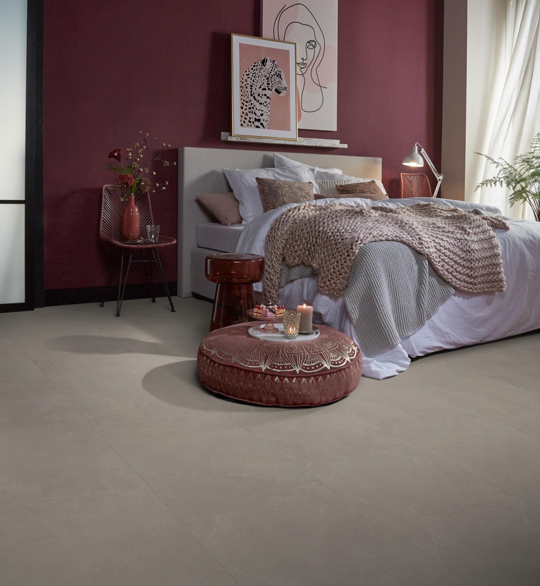 17% korting: - PVC - Ambiant Noveno dryback warm grey - toplaag 0,55 - Warm Grey