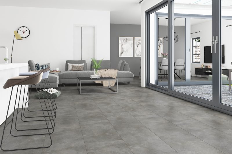 Gelasta Grande Rigid Click  Tile 5502 Concrete Grey - Afbeelding 2