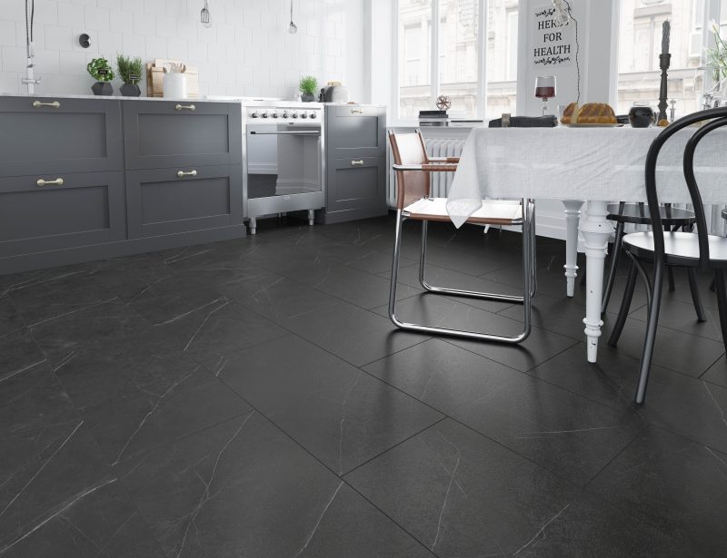 Gelasta Grande Dryback Tile 4503 Marble Black