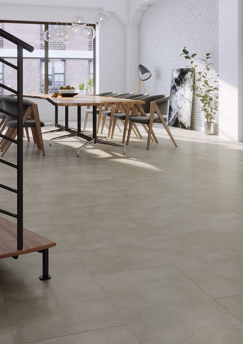 Floer Tegel Click PVC - Tankenberg Leemgrijs - Afbeelding 3
