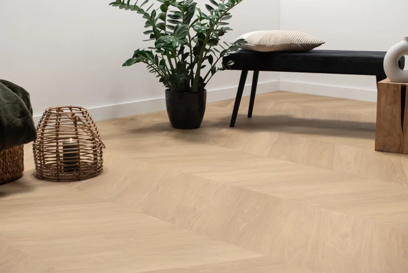 Floer Hongaarse Punt PVC – Natuur Eiken - Afbeelding 12