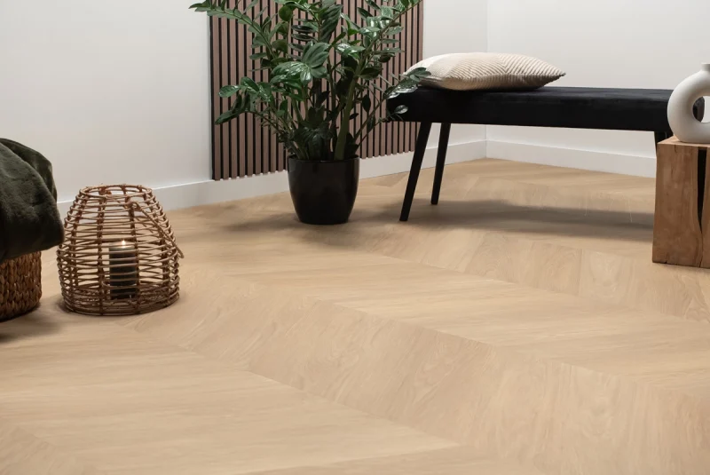 Floer Hongaarse Punt PVC – Natuur Eiken - Afbeelding 6