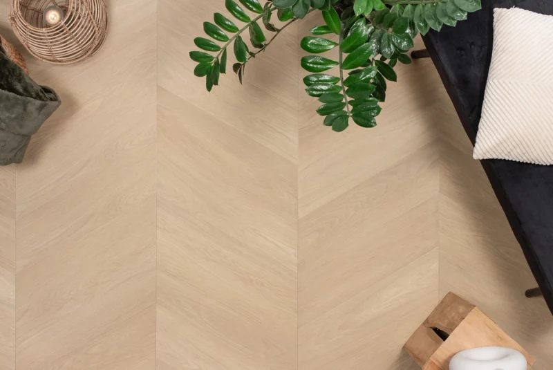 Floer Hongaarse Punt PVC – Natuur Eiken - Afbeelding 3