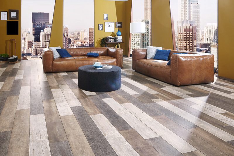 Floer Sloophout Laminaat - Versleten Planken Donker - Afbeelding 4