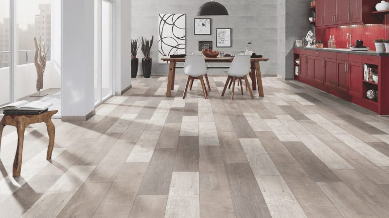Floer Sloophout Laminaat - Versleten Planken Licht - Afbeelding 4