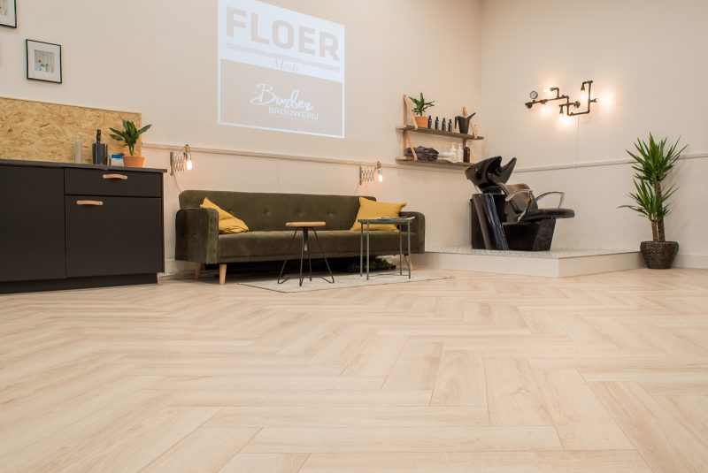 Floer Visgraat Laminaat - Crème Eiken - Afbeelding 6