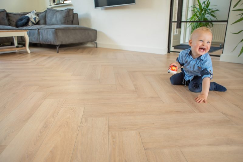 Floer Visgraat Laminaat - Onbehandeld Eiken - Afbeelding 4