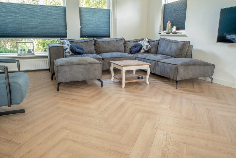 Floer Visgraat Laminaat - Onbehandeld Eiken - Afbeelding 6