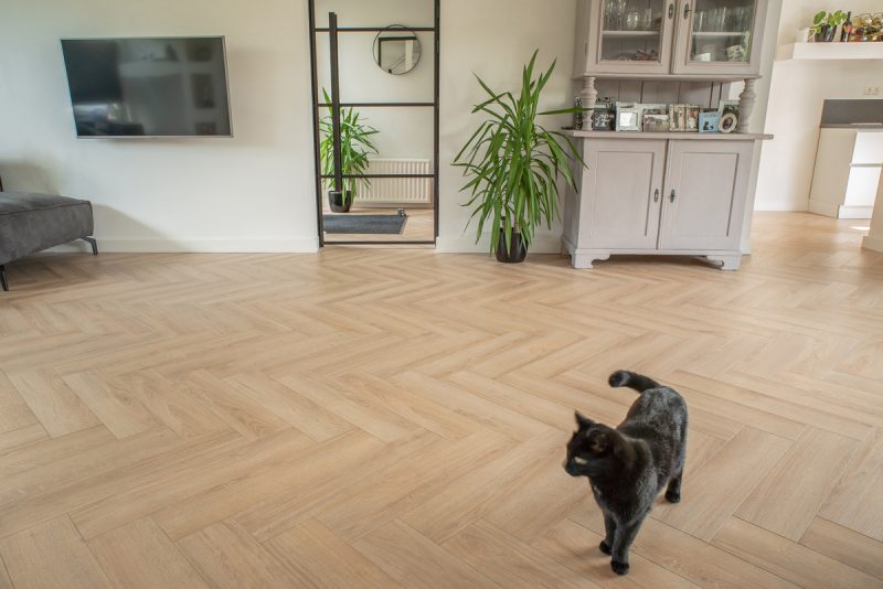 Floer Visgraat Laminaat - Onbehandeld Eiken - Afbeelding 11