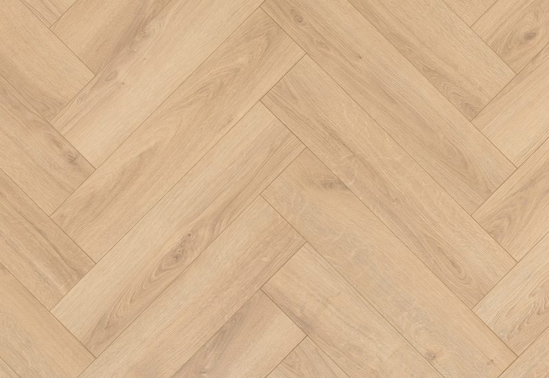 Floer Visgraat Laminaat - Onbehandeld Eiken