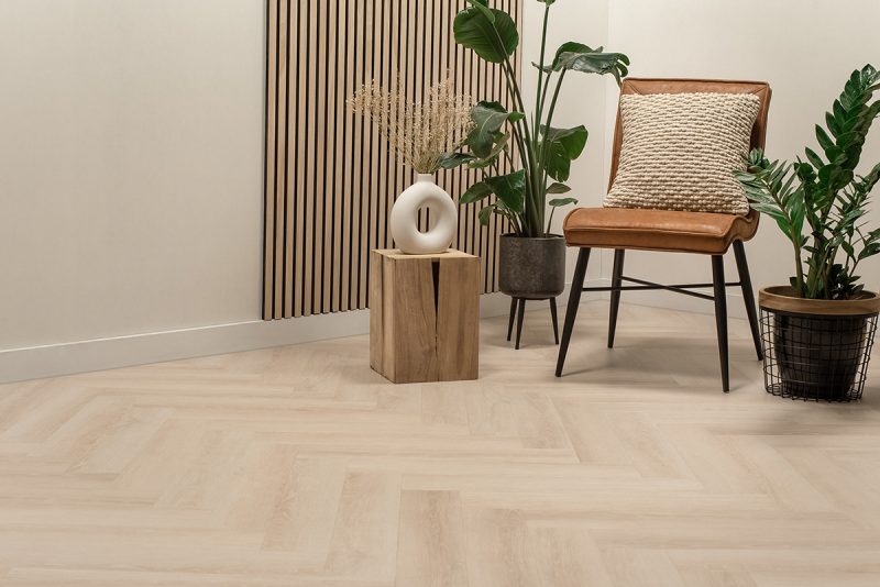 Floer Visgraat PVC - Crème Eiken (Uitlopend) - Afbeelding 3