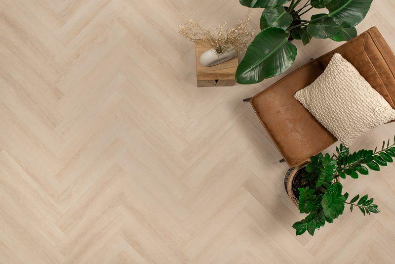 Floer Visgraat PVC - Crème Eiken (Uitlopend) - Afbeelding 4