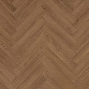Floer Visgraat PVC - Bruin Eiken