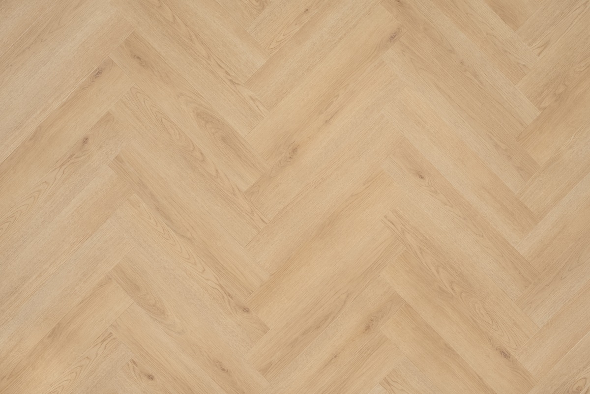 PVC - Floer Visgraat PVC - Natuur Eiken - toplaag 0.55 - Bruin