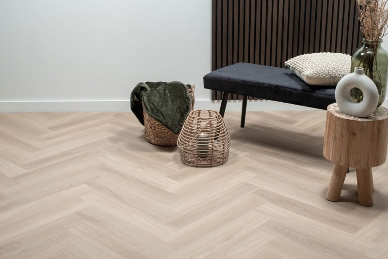 Floer Visgraat PVC - Puur Eiken - Afbeelding 6