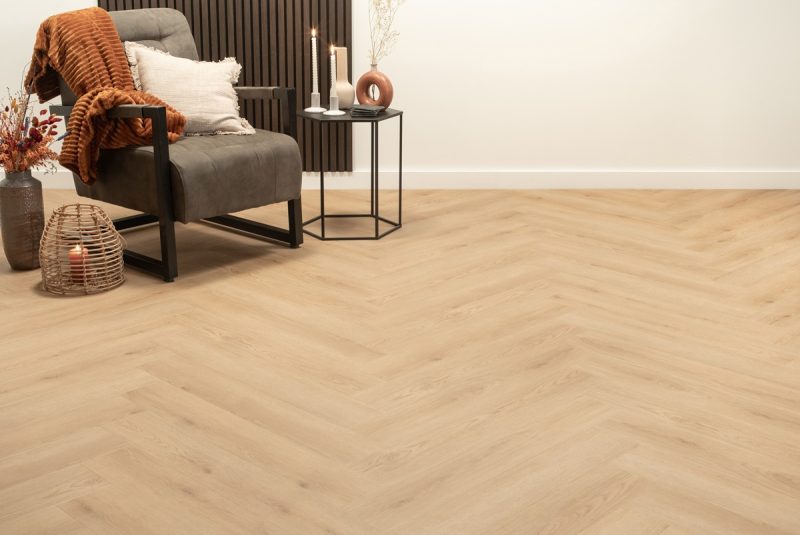 Floer Walvisgraat Click PVC - Bryde Bruin - Afbeelding 17