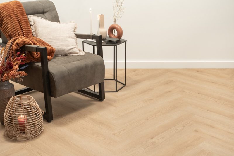 Floer Walvisgraat Click PVC - Bryde Bruin - Afbeelding 25