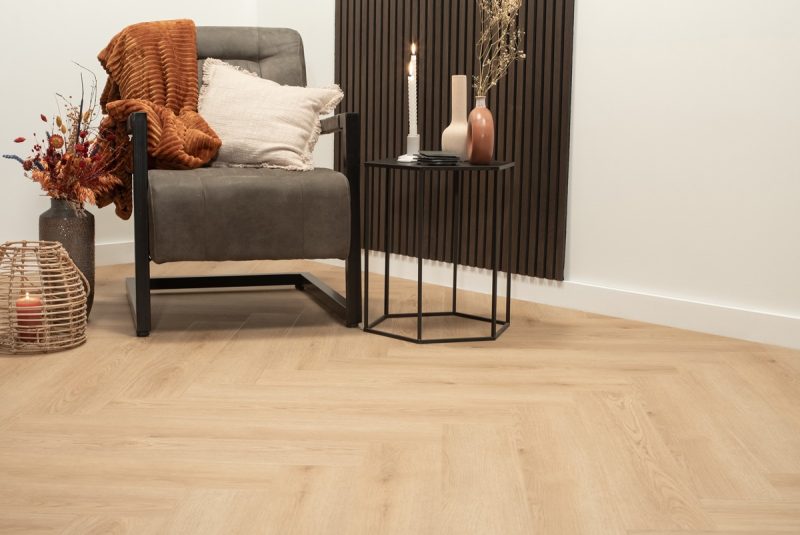 Floer Walvisgraat Click PVC - Bryde Bruin - Afbeelding 10