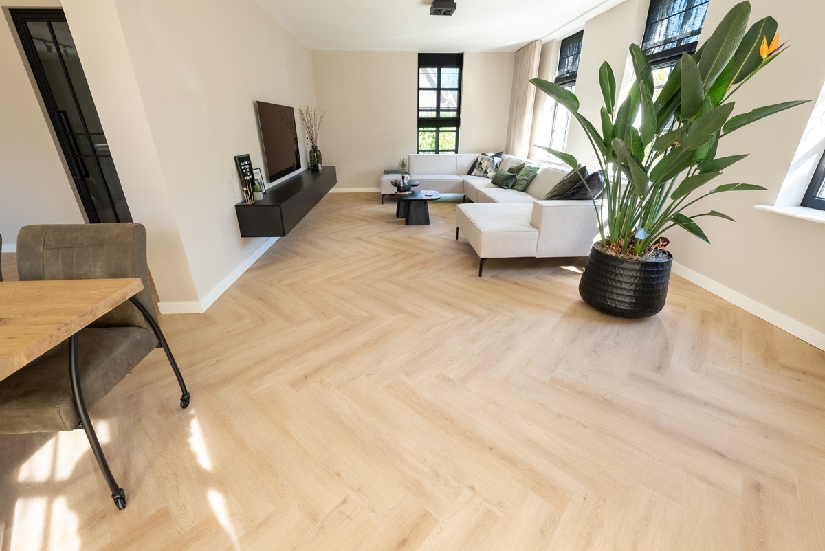 Floer Walvisgraat Click PVC – Cetus Crème - Afbeelding 3