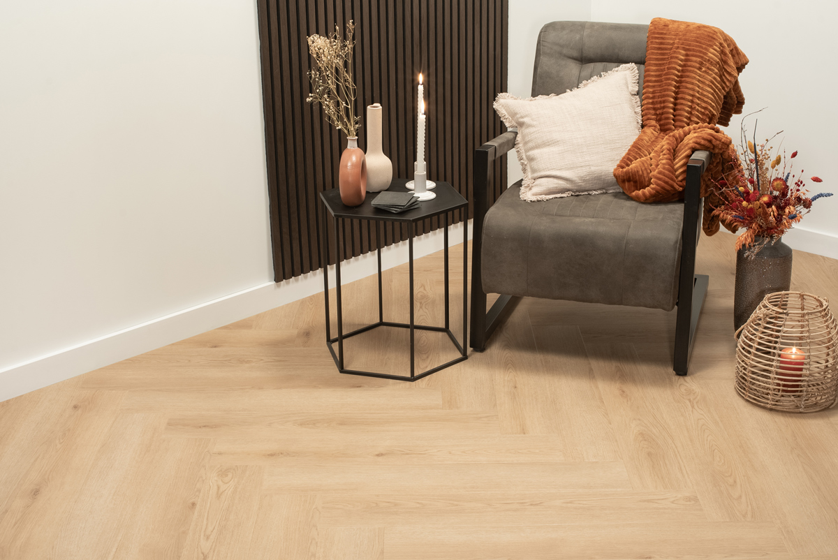 Floer Walvisgraat PVC - Bryde Bruin - Afbeelding 14