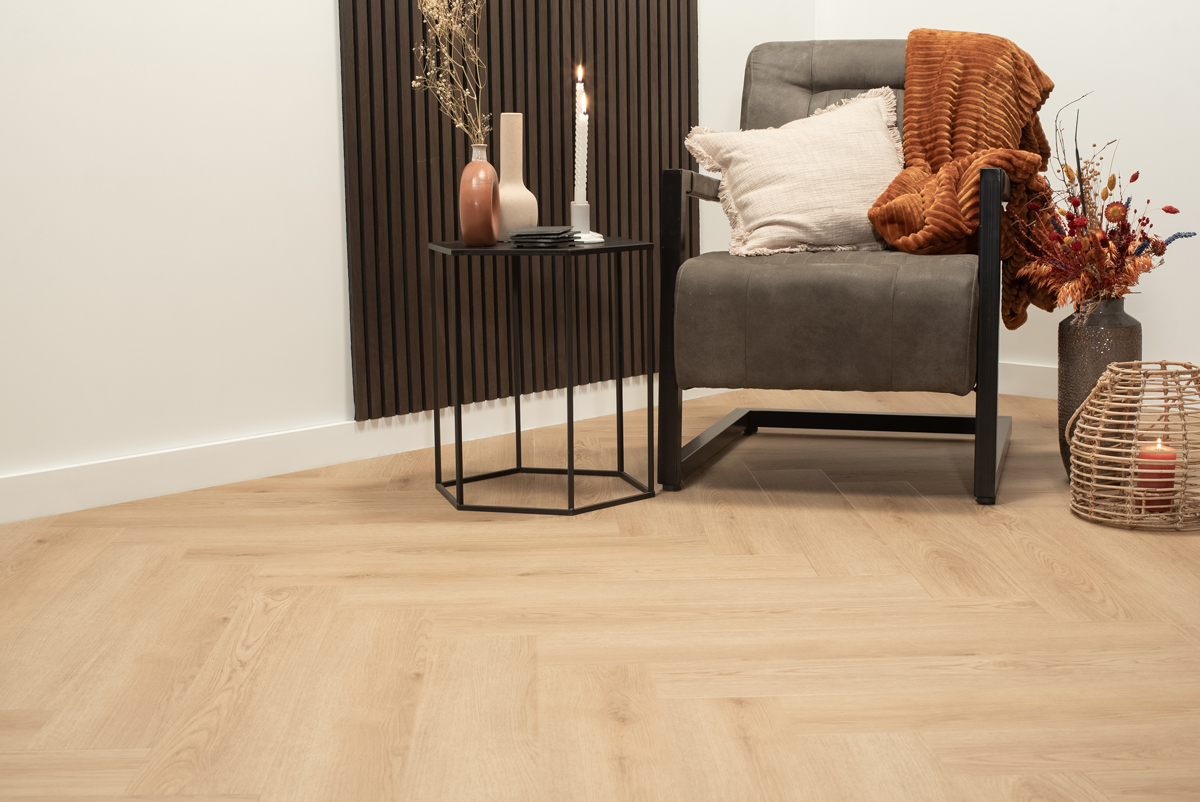 Floer Walvisgraat PVC - Bryde Bruin - Afbeelding 10