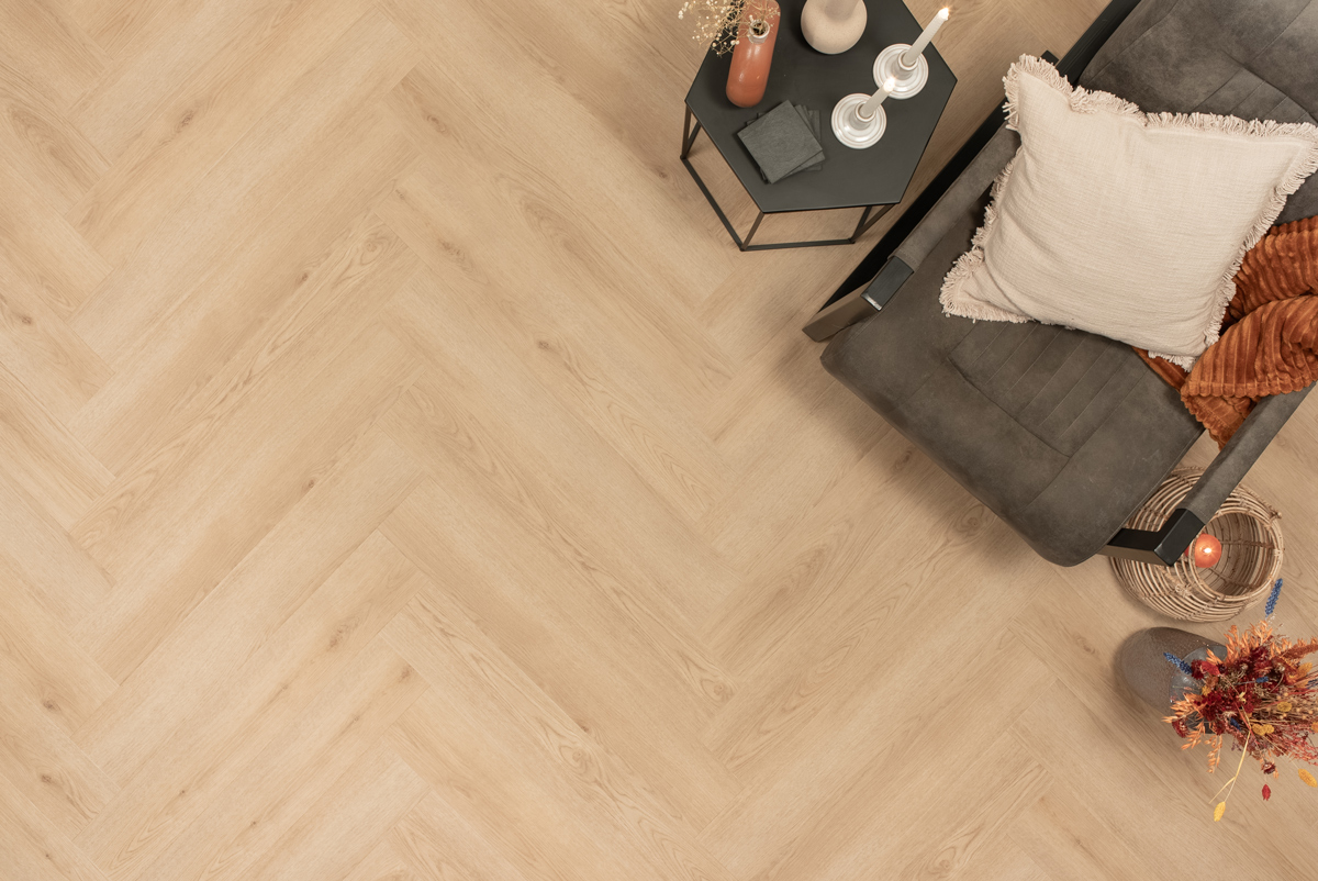 Floer Walvisgraat PVC - Bryde Bruin - Afbeelding 18