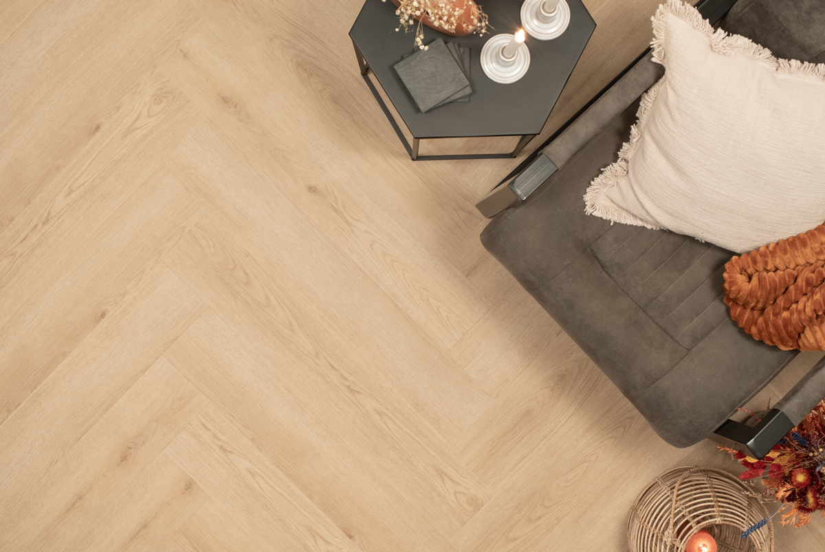 Floer Walvisgraat PVC - Bryde Bruin - Afbeelding 11