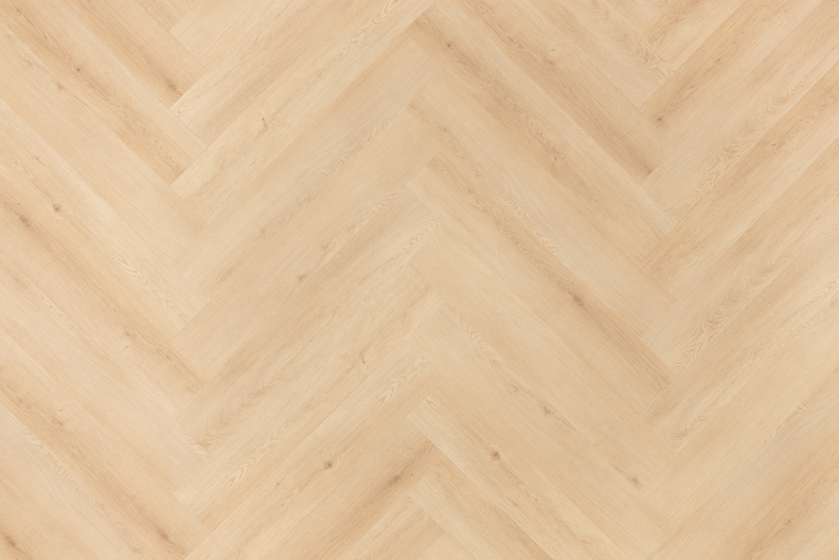 PVC - Floer Walvisgraat PVC - Cetus Crème - toplaag 0.55 - Bruin