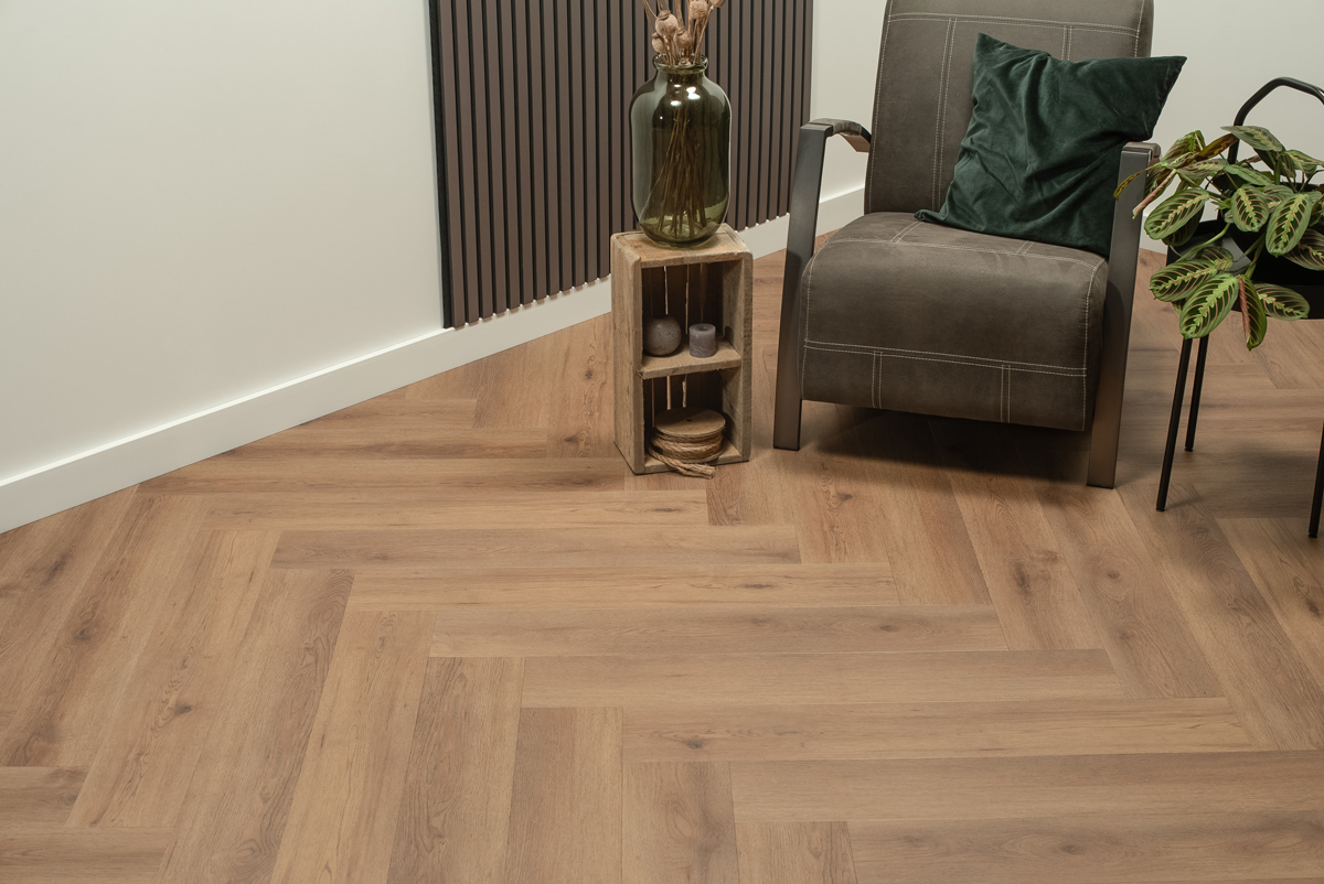 Floer Walvisgraat PVC - Narwal Nootbruin - Afbeelding 7