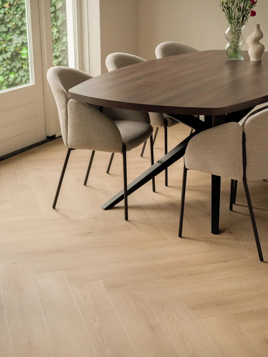 Floer Walvisgraat PVC - Bryde Bruin - Afbeelding 3