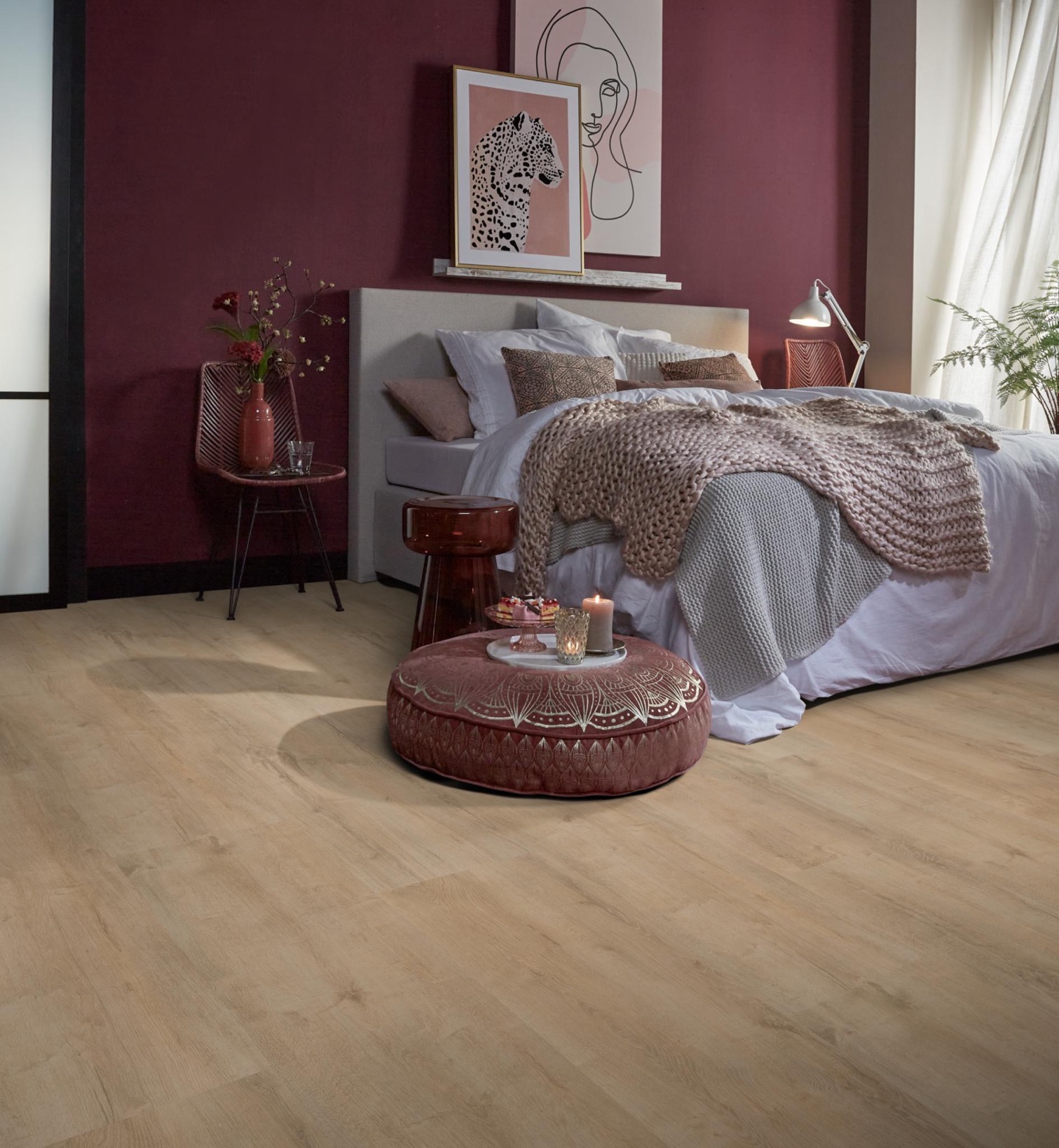 Laminaat - Ambiant Major oak beige - toplaag 0 - Bruin
