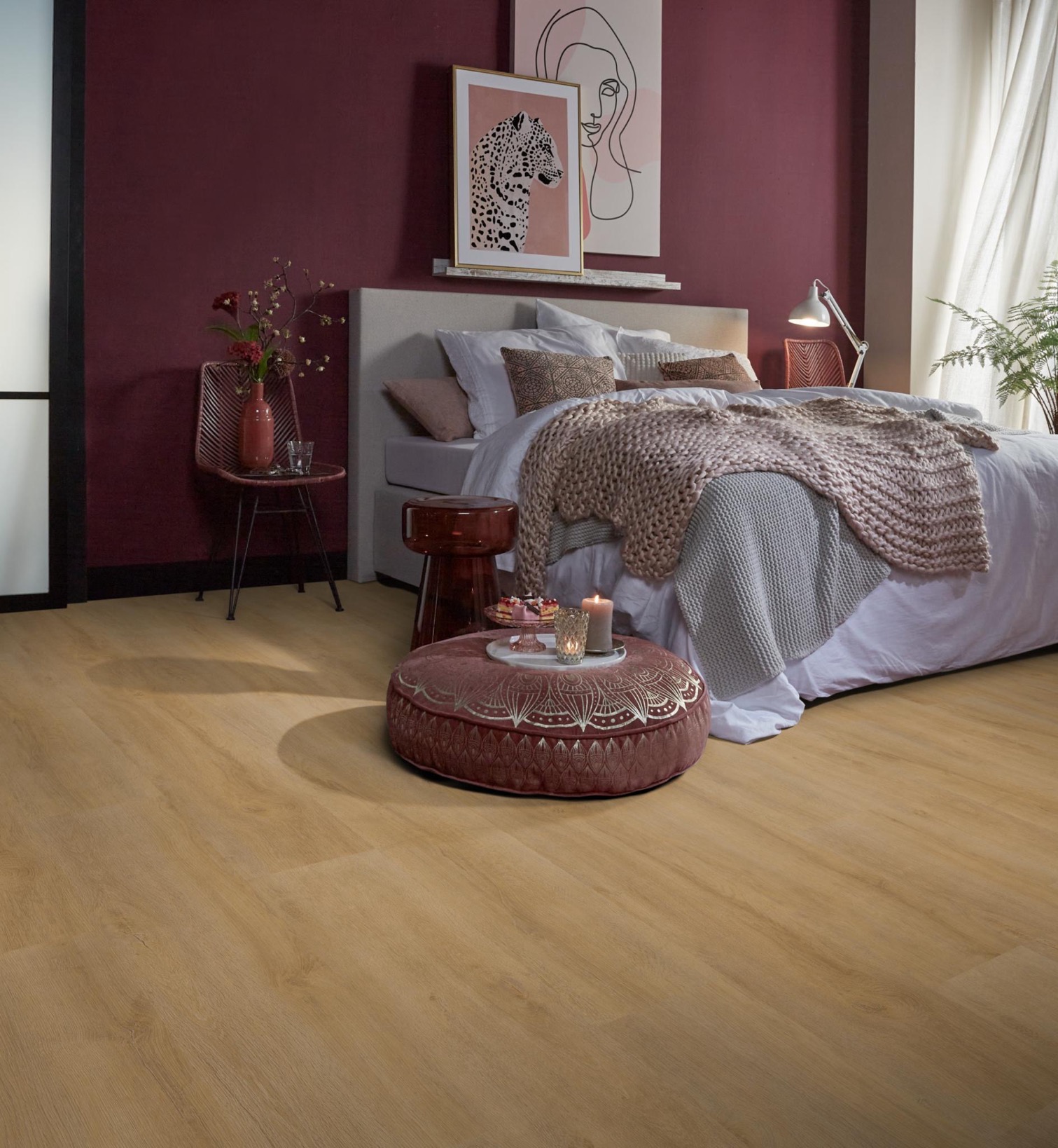 Laminaat - Ambiant Grand oak naturel eiken - toplaag 0 - Bruin
