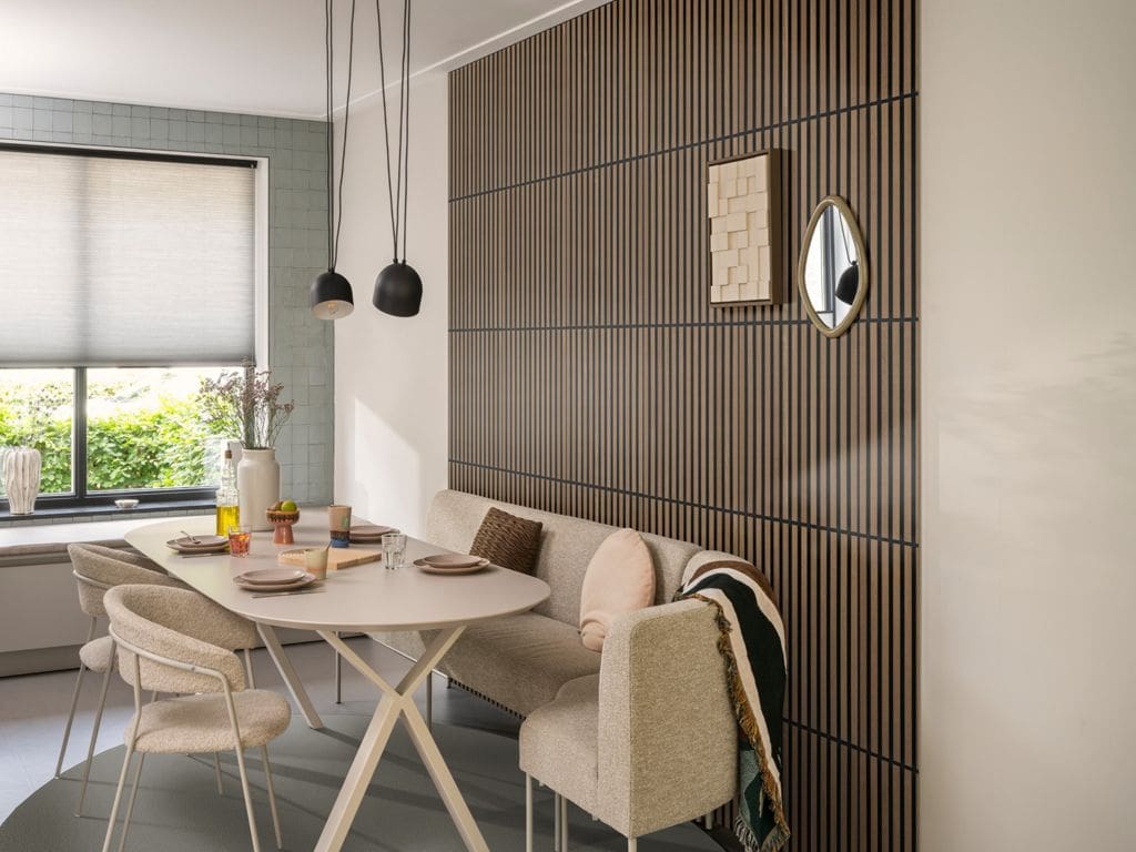 Silentlines lattenwand tegel geolied eiken - Afbeelding 3