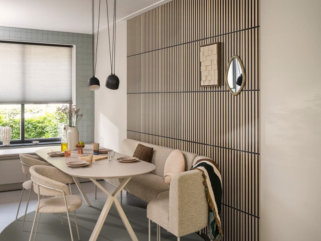 Silentlines lattenwand tegel licht eiken - Afbeelding 3