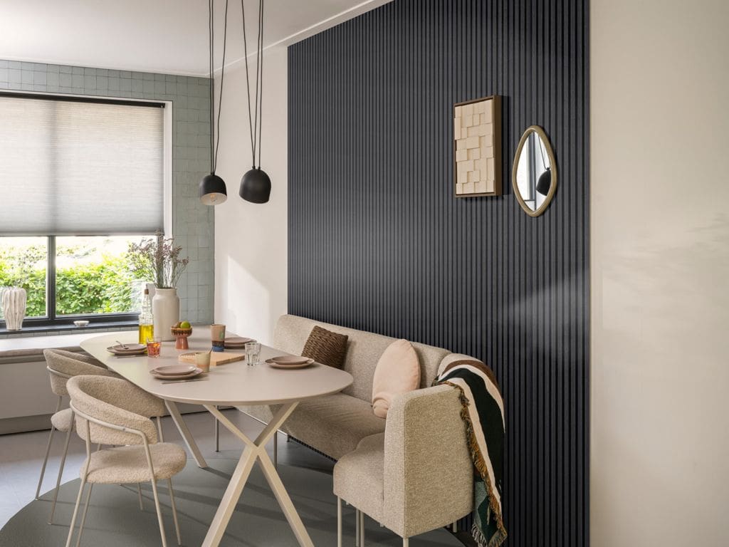 Silentlines lattenwand zwart eiken - Afbeelding 3