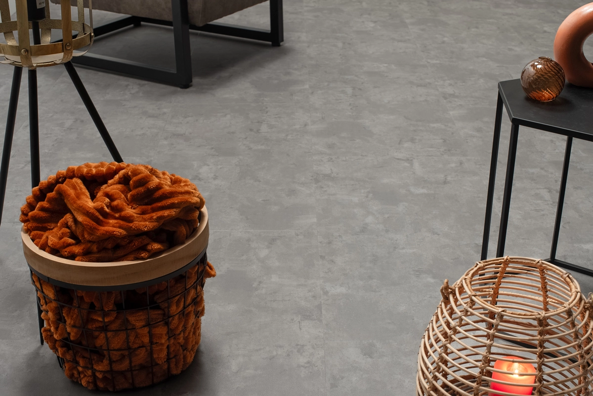 Floer Tegel PVC - Betonlook Grijs - Afbeelding 5