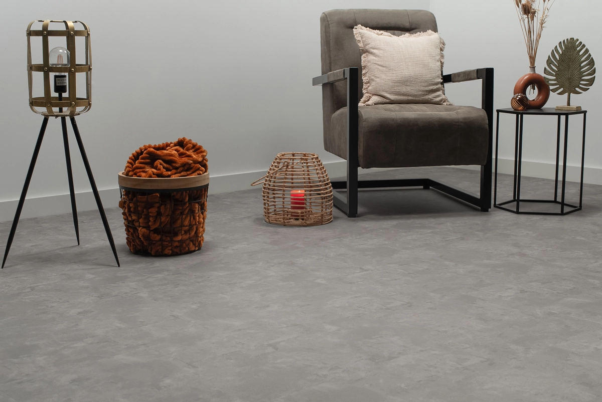 Floer Tegel PVC - Betonlook Grijs - Afbeelding 6