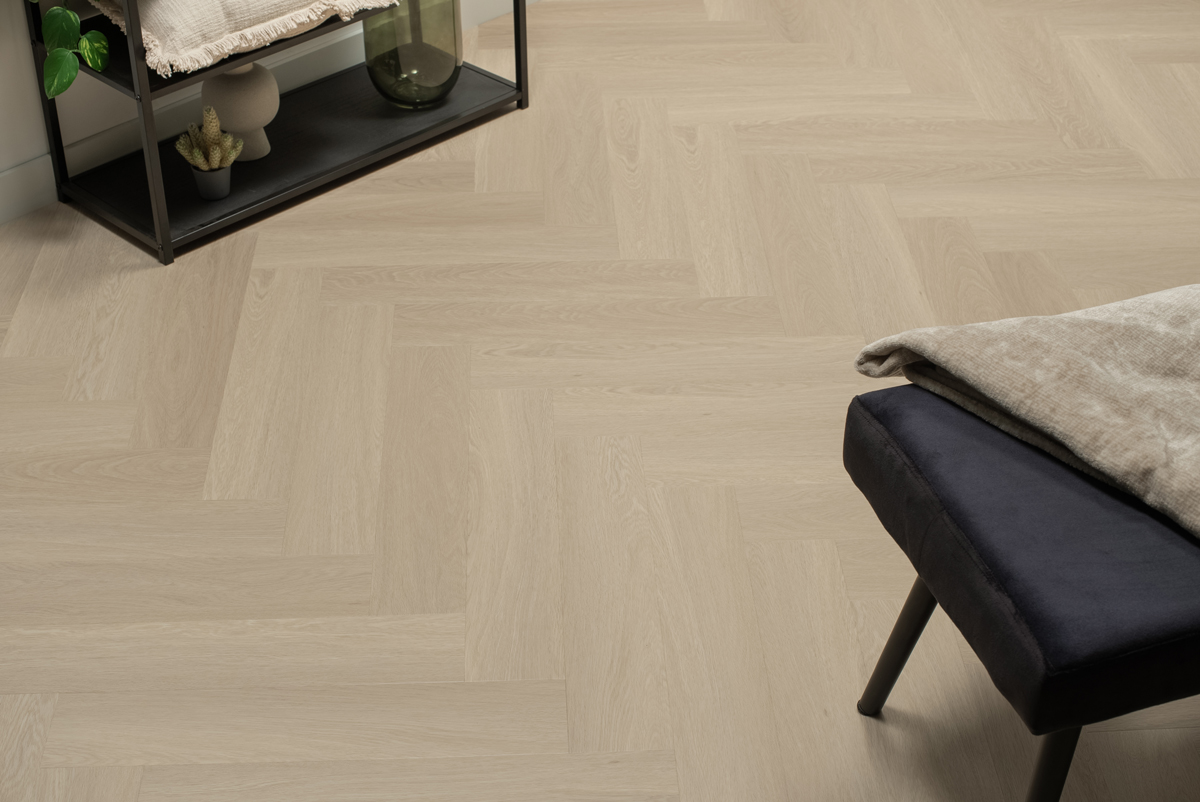 Floer Visgraat PVC - Beige Eiken - Afbeelding 7