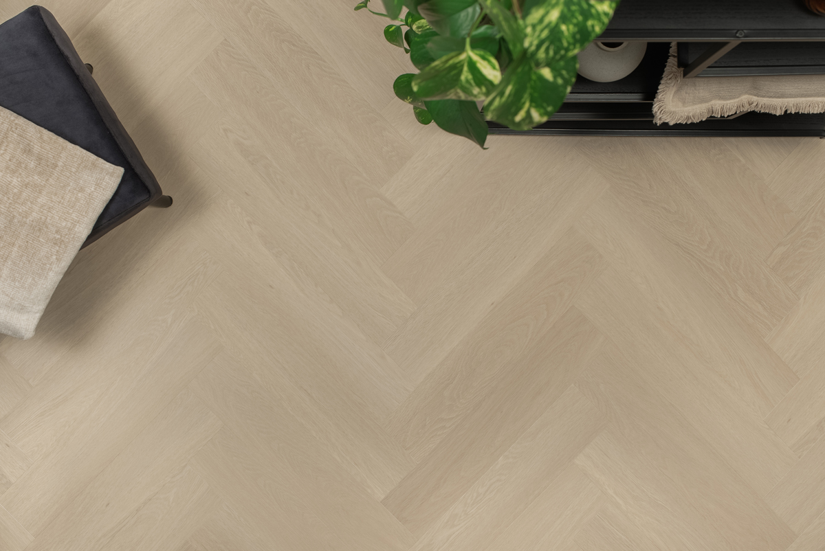 Floer Visgraat PVC - Beige Eiken - Afbeelding 3