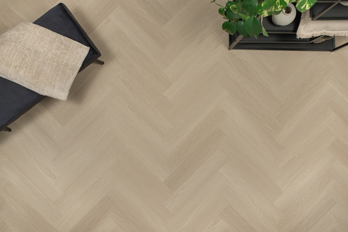 Floer Visgraat PVC - Beige Eiken - Afbeelding 5