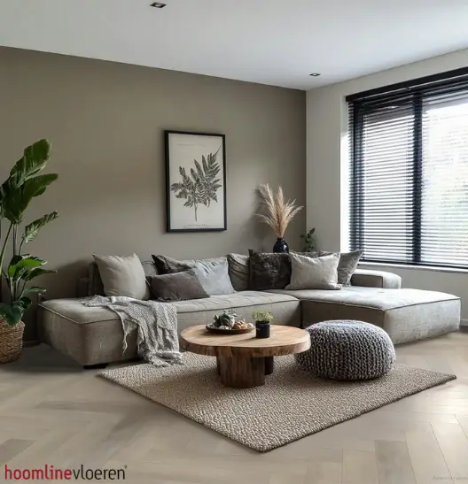 PVC - The Hamptons Visgraat Dryback Elmont 965 - toplaag - Licht eiken, Donkerbruin, Lichtbruin