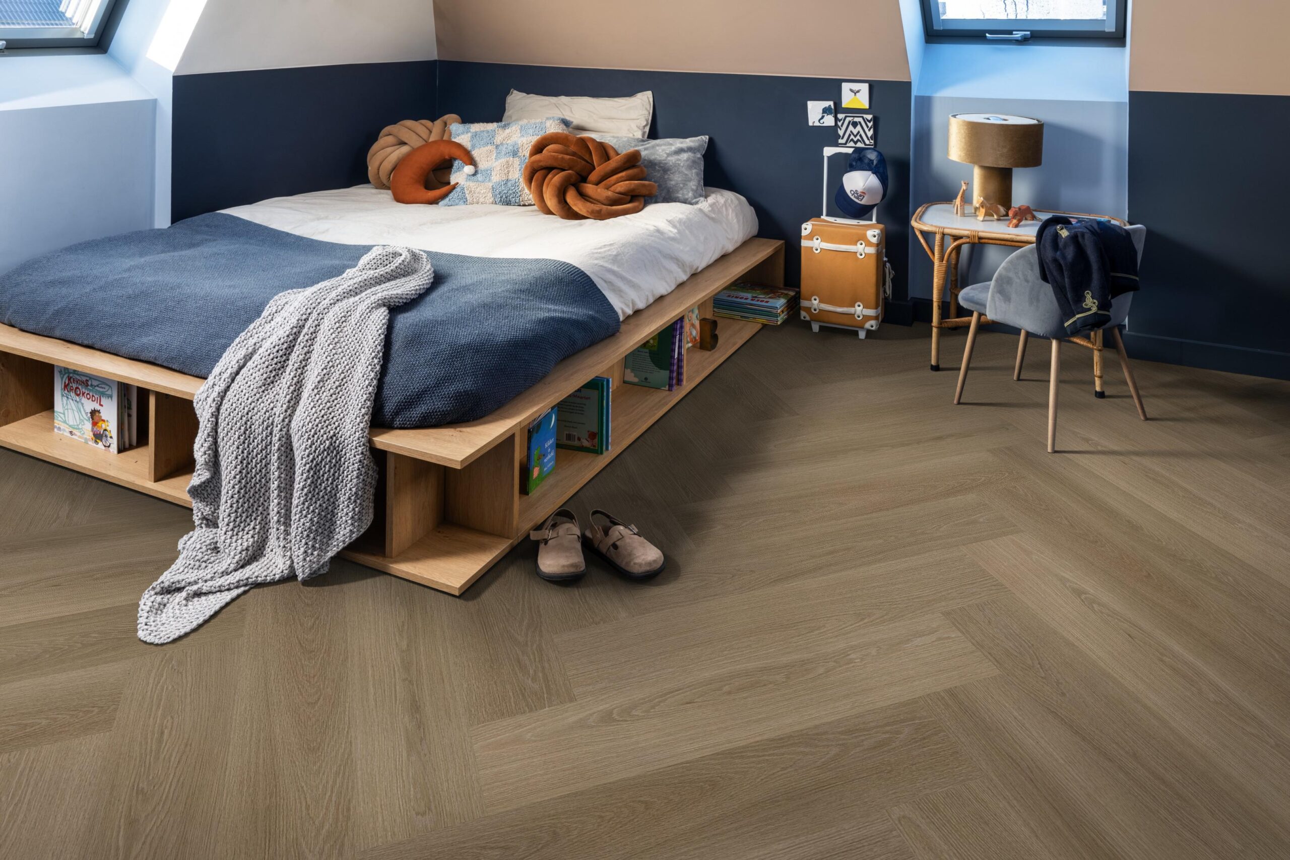 Click PVC - Ambiant Spigato xl Soleno visgraat click SRC dark oak - toplaag 0.55 - xl dark oak