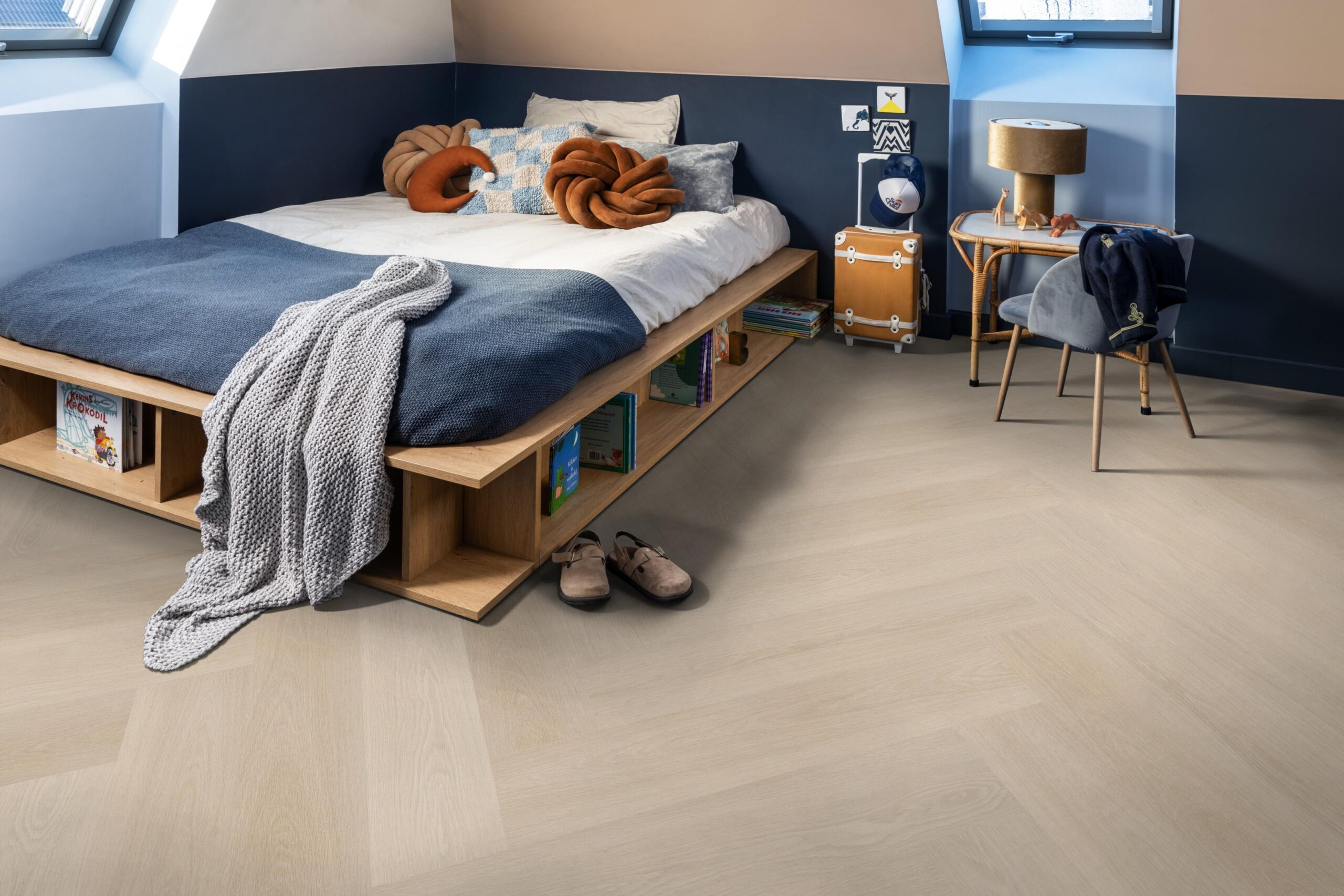 Click PVC - Ambiant Spigato xl Soleno visgraat click SRC beige - toplaag 0.55 - xl beige