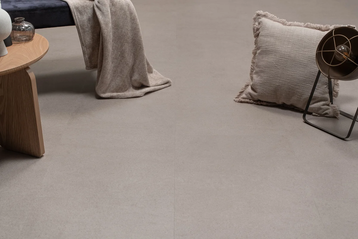 Floer Tegel Click PVC - Betonlook Greige - Afbeelding 6