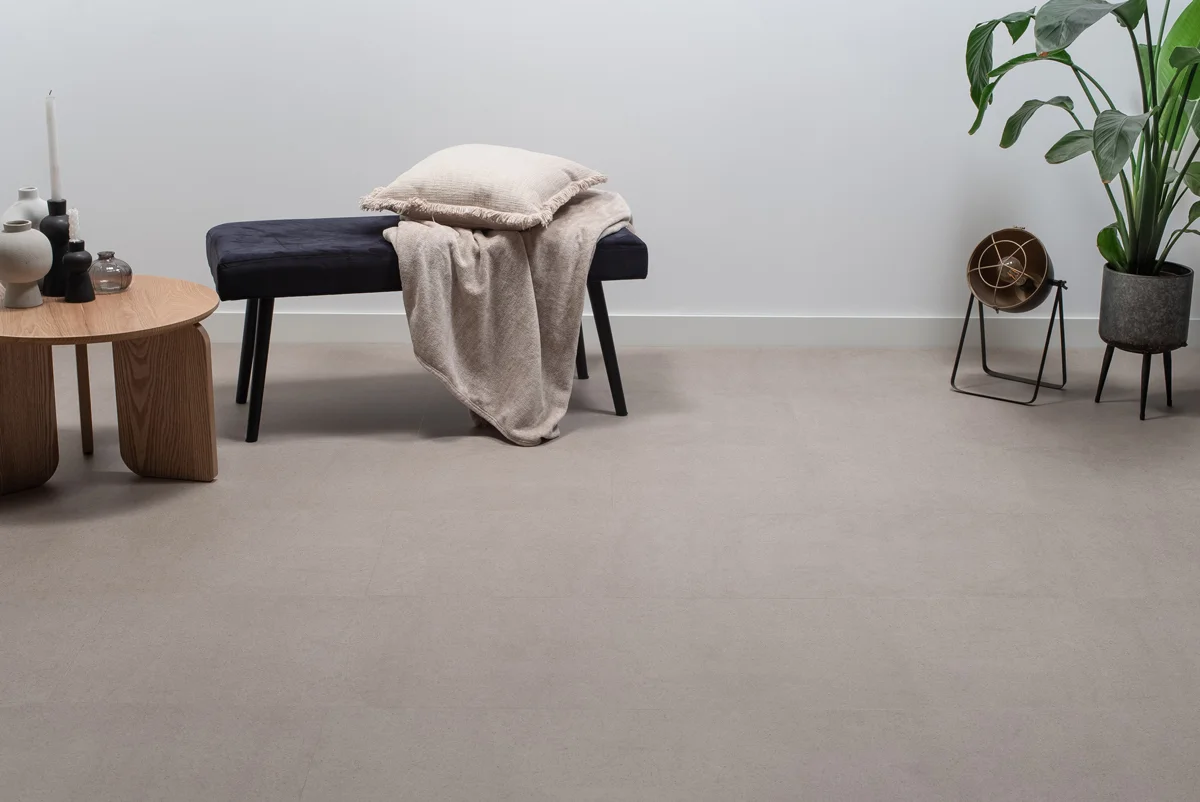 Floer Tegel Click PVC - Betonlook Greige - Afbeelding 3