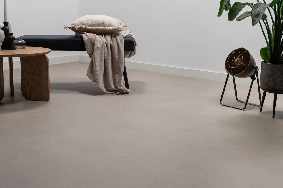 Floer Tegel Click PVC - Betonlook Greige - Afbeelding 7